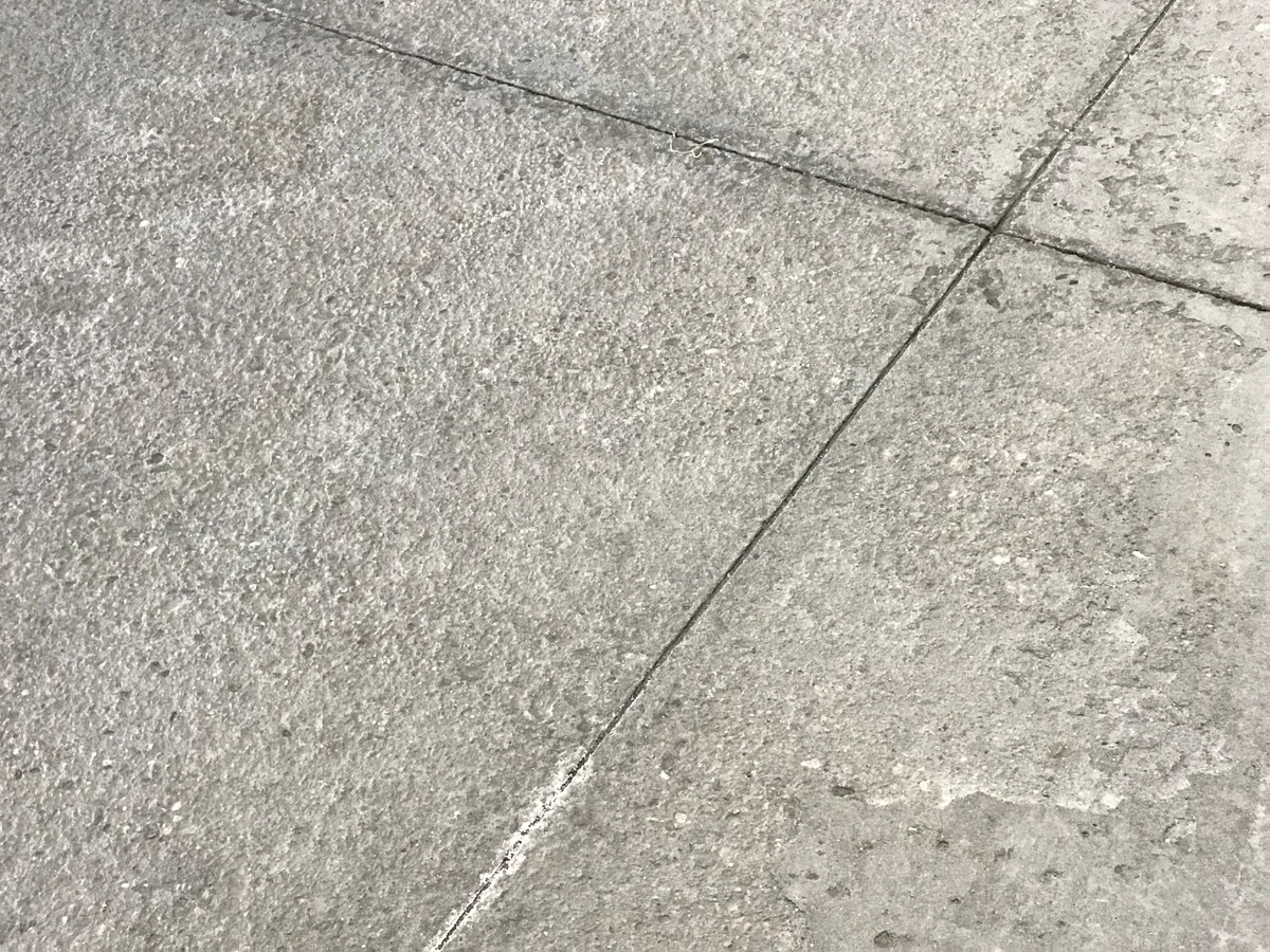 salt damaged concrete